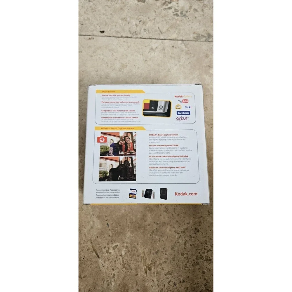 Red Kodak EasyShare C195  Batteries Strap share your photos to social media